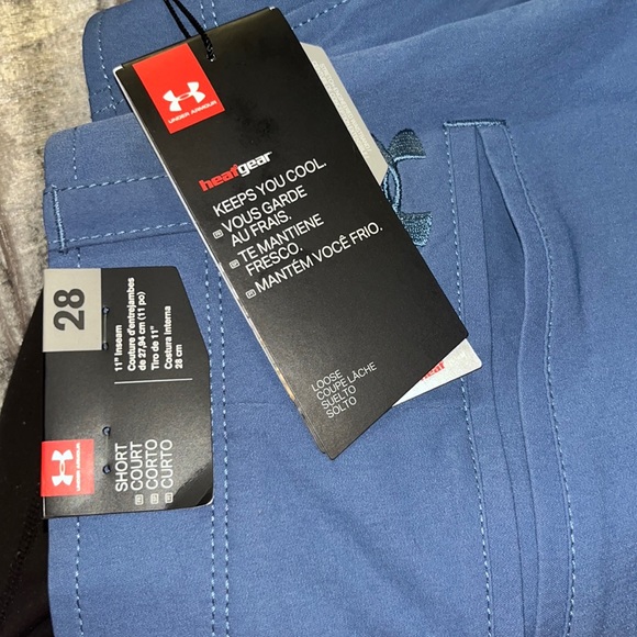 Under Armour Blue Heatgear Match Play Golf Shorts, Men’s Size 28. - Picture 5 of 5